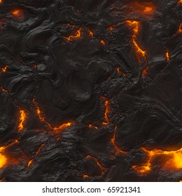 岩と火が溶けるシームレスなマグマまたは溶岩のテクスチャー のイラスト素材 Shutterstock