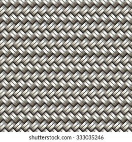 Seamless  Metal Weaving Pattern