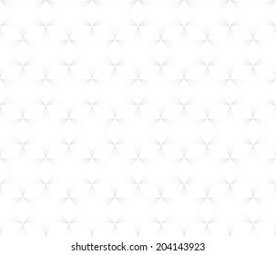Seamless monochrome pattern - hexagons gray abstract simple quirky background