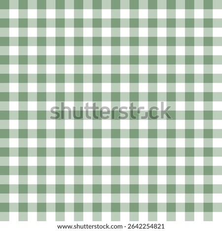 Seamless moss green gingham pattern – earthy dark-green checks in a rustic grid layout for fabric, wallpaper, or woodland-inspired digital designs