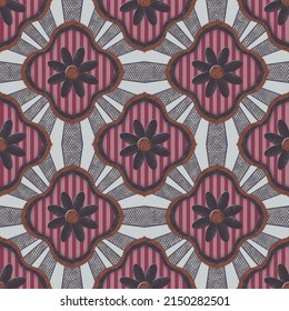 Seamless new interpreted vintige pattern