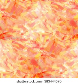 Seamless Orange Background Abstract Oil Painting Stock Illustration