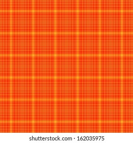 Seamless Orange Plaid