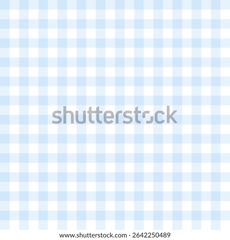 Seamless pale blue gingham pattern – soft light checks in a subtle grid repeat for fabric prints, wallpaper, or minimalist digital backgrounds