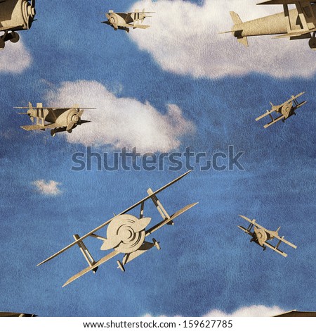 Similar – Squadron over the beach