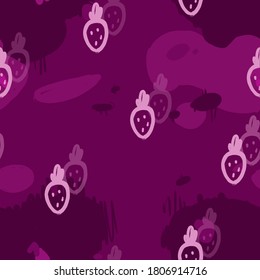 seamless pattern abstraction strawberry bitmap