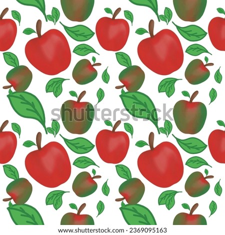 Seamless pattern appel for your art.