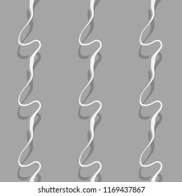 Seamless pattern background with multi-colored wavy lines.