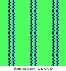 Seamless pattern background with multi-colored wavy lines.
