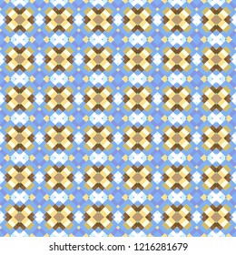Seamless pattern background from a variety of multicolored squares.