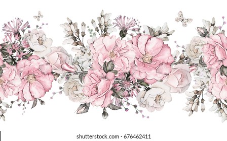 Floral Edge Images Stock Photos Vectors Shutterstock