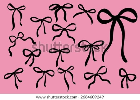 seamless pattern of bow , abstract background of bow
