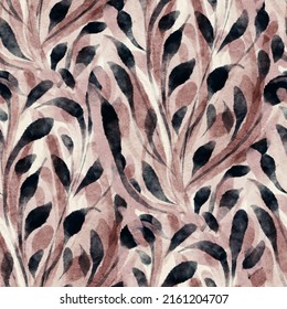 Seamless pattern with bright spring flowers. Digital painting.