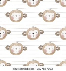 Seamless pattern and cartoon