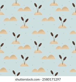 Seamless pattern and cartoon