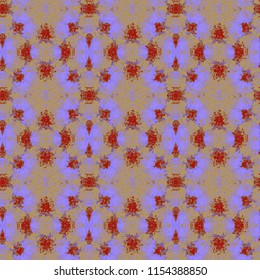 Seamless pattern with colored different spots of paint.