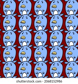 seamless pattern of cute cartoon background
