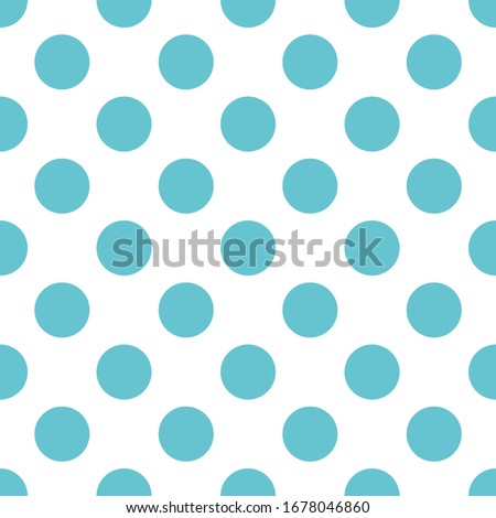 Seamless pattern with cute pastel light mint green polka dots on white background. For web design, desktop wallpaper, card, invitation, wedding, baby shower, album, background, art, decoration 