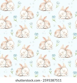 Seamless pattern and cute
