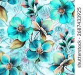 Seamless pattern design for decoration.