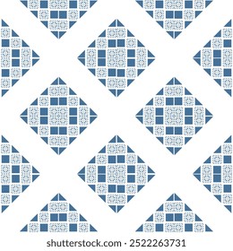 Seamless pattern design for decoration on the white background.