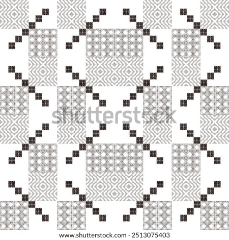 Seamless pattern design for decoration on the white background.