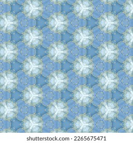Seamless pattern design for wrapping paper, wallpaper, fabric, decorating and backdrop. Illustration of repeating image with crystal water element.