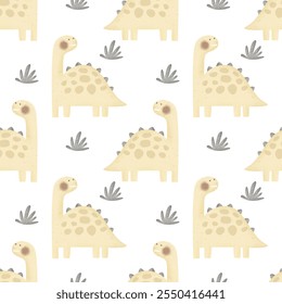 seamless pattern with dinosaurs, decor elements. Colorful illustration, flat style. design for fabric, print, wrapper	
 - Powered by Shutterstock