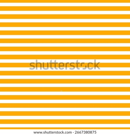 Seamless pattern of evenly spaced horizontal stripes in bright orange and white, creating a vibrant and energetic graphic background.