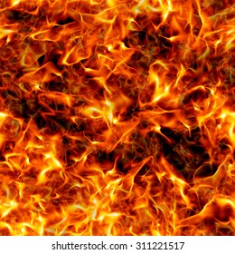 Seamless   Pattern  With Flame