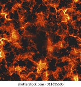 Seamless   Pattern  With Flame