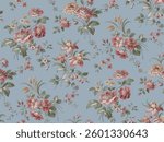 A seamless pattern with flowers