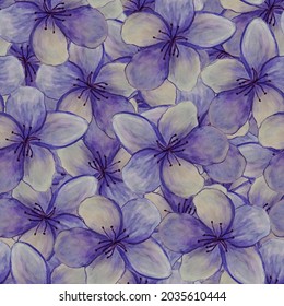 Seamless pattern with flowers. Pattern for print, advertising, web design. Watercolor. - Powered by Shutterstock