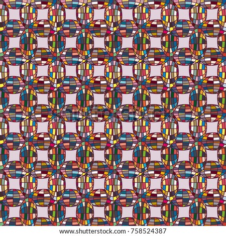 Seamless pattern with globe icon for background.