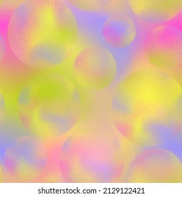 Seamless Pattern Gradient Of Pastel Colors Pink Yellow Green Ombre Effect