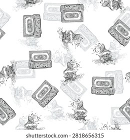 A seamless pattern hand