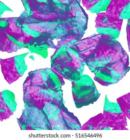 Seamless pattern with ink splatter.
