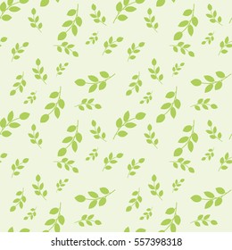 Green Leaves Floral Background Design Stock Vector (Royalty Free ...