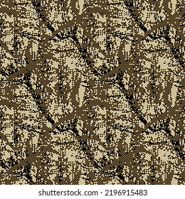 Seamless pattern. Modern stylish abstract texture. Geometric brush effect design