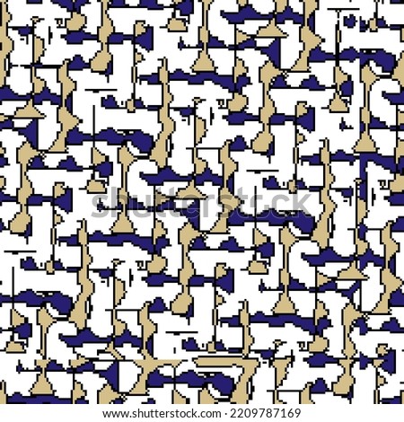 Seamless pattern. Modern stylish abstract texture. Geometric brush effect design