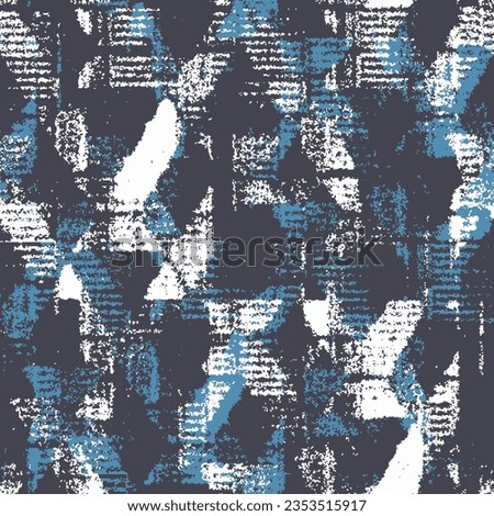 Seamless pattern. Modern stylish abstract texture. Geometric brush effect design and pattern for textile