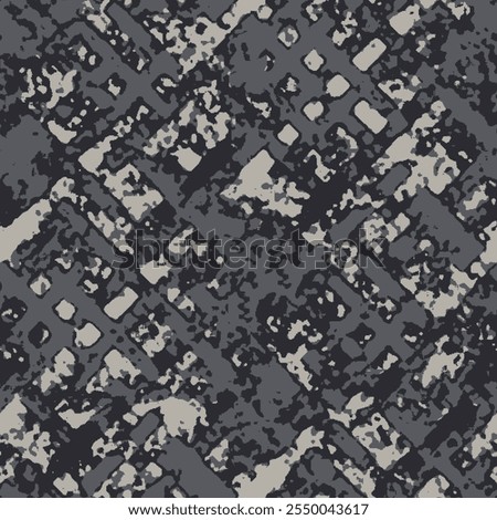 Seamless pattern. Modern stylish abstract texture. Geometric brush effect design and pattern for textile.
