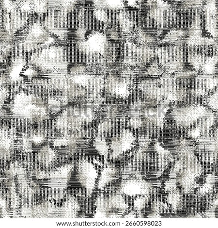 Seamless pattern. Modern stylish abstract texture. Geometric brush effect design and pattern for textile.