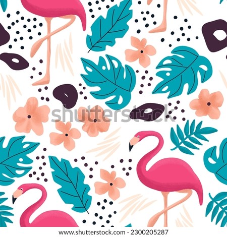 Seamless pattern on a white background