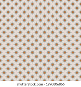 Seamless Pattern : Orange Octagon Background