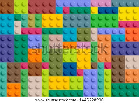 seamless pattern plastic gloss block bricks construction toy,corlorfull