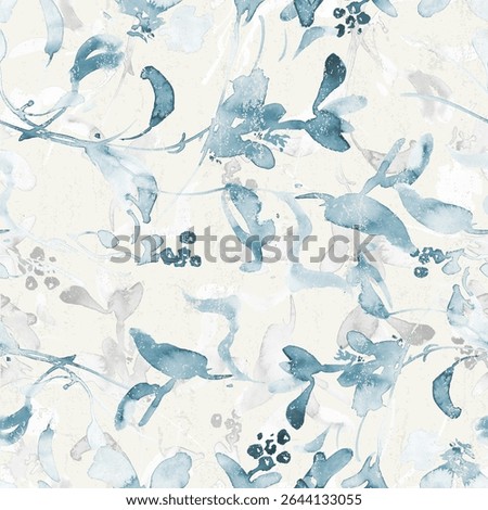 Seamless pattern ranunculus flower monochrome isolated on white background. Watercolor hand drawing watercolor botanical peony illustration