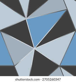 Seamless Pattern Triangle Blue Grey Zara Apex Design Art Luxury
