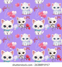 Seamless pattern vector cute