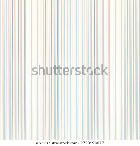 A seamless pattern of vertical stripes in soft, pastel colors against an off-white or cream background. The colors include shades of light blue, pale purple, peach orange, and off-white or cream